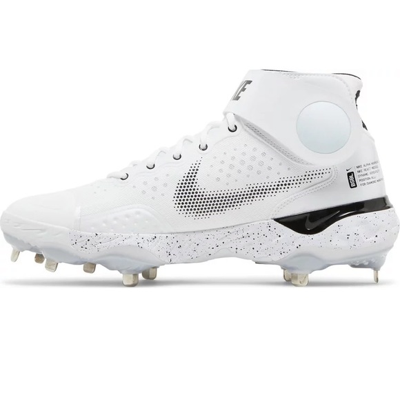 Nike alpha huarache elite 3 high top baseball cleats - Picture 2 of 6